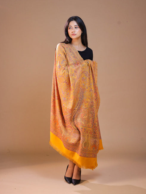 Women's Jamawar Wool Shawl
